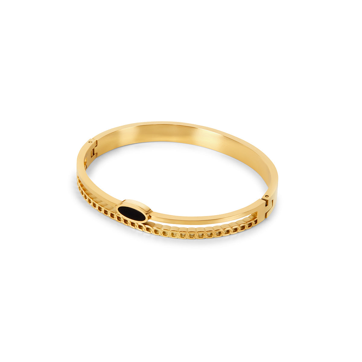BRACELETE ONYX OVAL PLUS