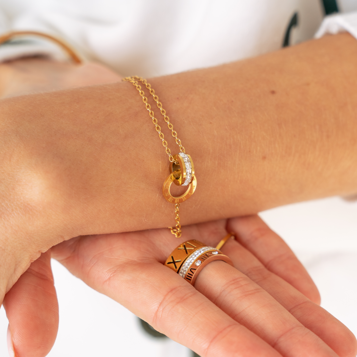 PULSEIRA ANEIS DE OURO