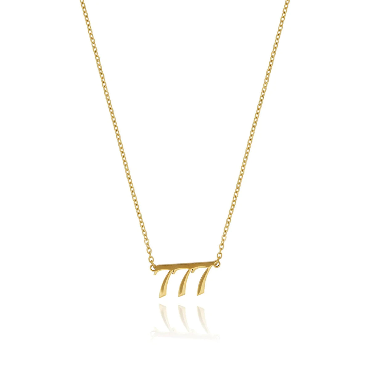 COLAR NÚMERO 777 ANGEL - GOLD