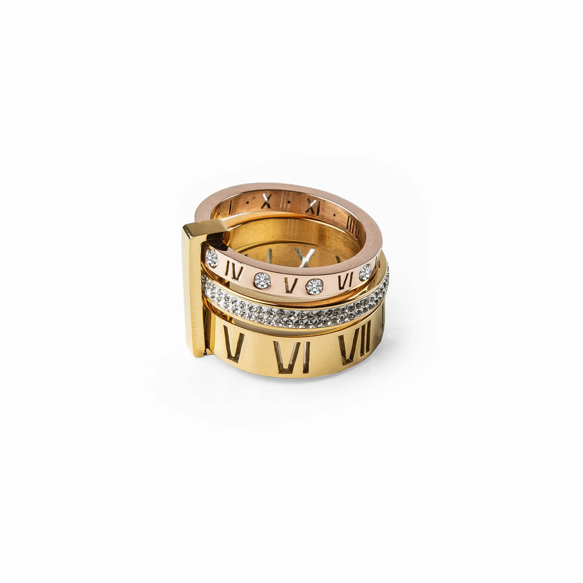 ANEL ANCIENT - GOLD (3 PEÇAS)